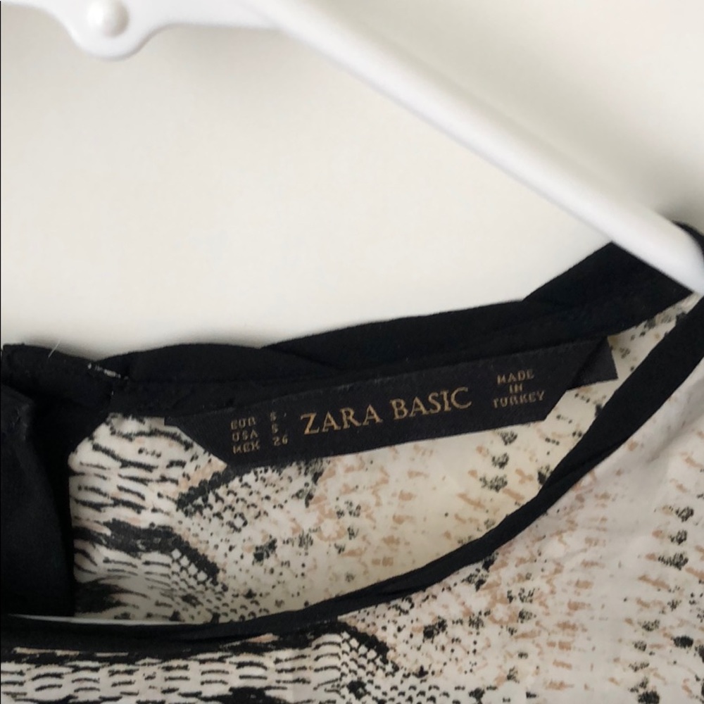 Zara Python Print Blouse - image 4